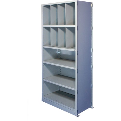 &eacute;l&eacute;ment de rayonnage Interlok, Acier, Sans boulons, Capacit&eacute; 550 lb, 48" la x 88" h x 12" p PB Rental Co. Ltd.