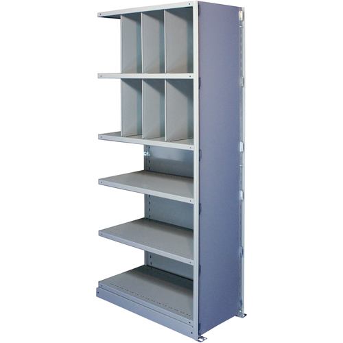 &eacute;l&eacute;ment de rayonnage Interlok, Acier, Sans boulons, Capacit&eacute; 550 lb, 48" la x 88" h x 12" p PB Rental Co. Ltd.