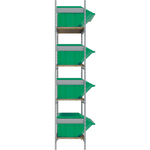 &eacute;tag&egrave;res larges avec bacs g&eacute;ants en plastique, Acier, Sans boulons, Capacit&eacute; 800 lb, 66" la x 72" h x 18" p PB Rental Co. Ltd.
