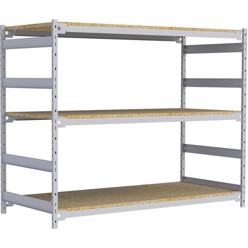 Wide Span Record Storage Shelving, Steel, 3 Shelves, 72" W x 32" D x 60" H PB Rental Co. Ltd.