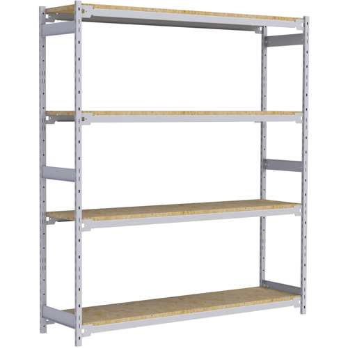 &eacute;tag&egrave;re-classeur de grande largeur, Acier, 4 Tablettes, 72" la x 18" p x 84" h PB Rental Co. Ltd.