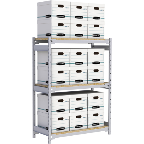 &eacute;tag&egrave;re-classeur de grande largeur, Acier, 3 Tablettes, 42" la x 18" p x 60" h PB Rental Co. Ltd.