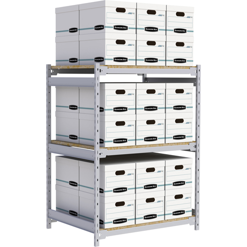&eacute;tag&egrave;re-classeur de grande largeur, Acier, 3 Tablettes, 42" la x 32" p x 60" h PB Rental Co. Ltd.