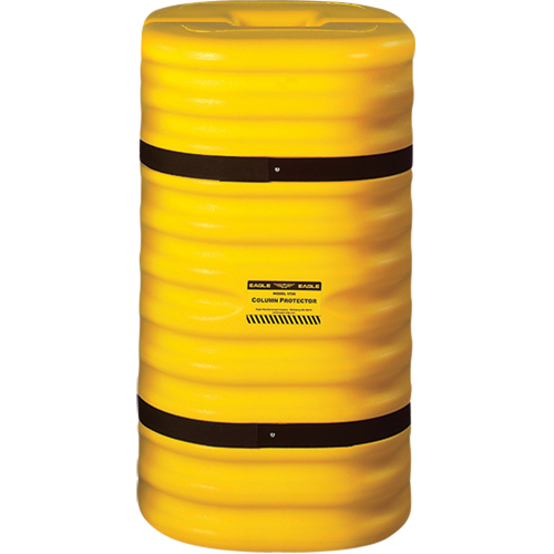 Column Protector, 10" x 10"/10" x 10 " Inside Opening, 24" L x 24" W x 42" H, Yellow PB Rental Co. Ltd.