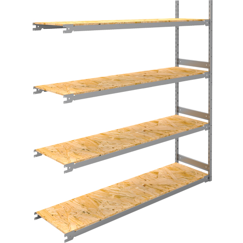 &eacute;tag&egrave;re-classeur de grande largeur, Acier, 4 Tablettes, 72" la x 18" p x 84" h, Ensemble Ajout PB Rental Co. Ltd.