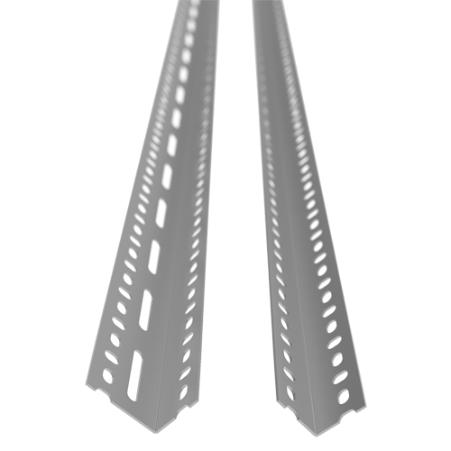 Montant &agrave; corni&egrave;re perfor&eacute;e, Acier galvanis&eacute;, Hauteur 72" PB Rental Co. Ltd.