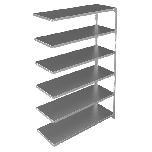 &eacute;l&eacute;ment de rayonnage, Acier galvanis&eacute;, Montant &agrave; fente, Capacit&eacute; 275 lb, 48" la x 72" h x 18" p PB Rental Co. Ltd.