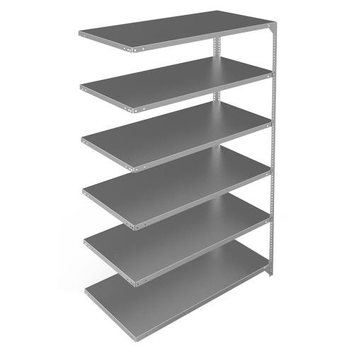 &eacute;l&eacute;ment de rayonnage, Acier galvanis&eacute;, Montant &agrave; fente, Capacit&eacute; 275 lb, 48" la x 72" h x 24" p PB Rental Co. Ltd.