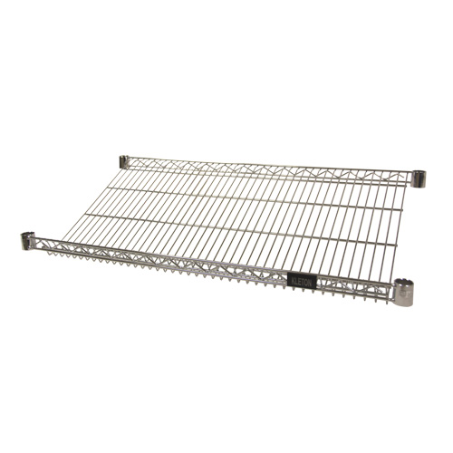 Wire Slanted Shelf, 18" W x 48" D, 400 lbs. Capacity PB Rental Co. Ltd.