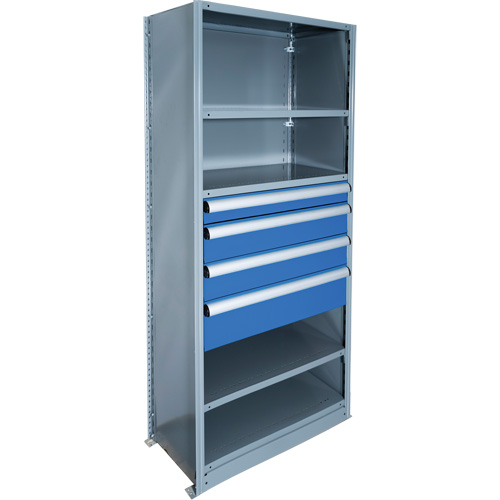 Cabinet d'entreposage &agrave; tiroirs int&eacute;gr&eacute; Interlok PB Rental Co. Ltd.