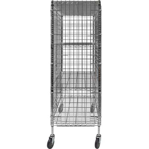 Chariot de s&eacute;curit&eacute;, Chrom&eacute;, 48" x 69" x 24", Capacit&eacute; 500 lb PB Rental Co. Ltd.