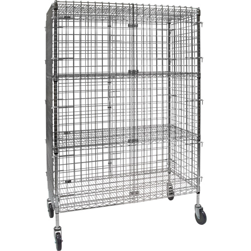 Chariot de s&eacute;curit&eacute;, Chrom&eacute;, 48" x 69" x 24", Capacit&eacute; 500 lb PB Rental Co. Ltd.