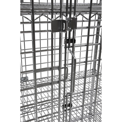 Chariot de s&eacute;curit&eacute;, Chrom&eacute;, 48" x 69" x 24", Capacit&eacute; 500 lb PB Rental Co. Ltd.