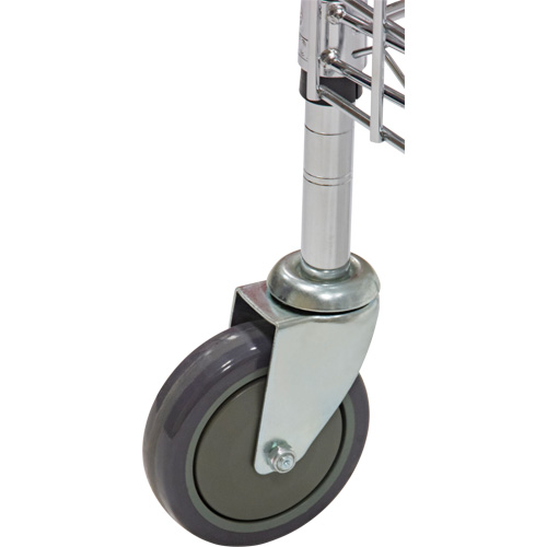 Chariot de s&eacute;curit&eacute;, Chrom&eacute;, 48" x 69" x 24", Capacit&eacute; 500 lb PB Rental Co. Ltd.