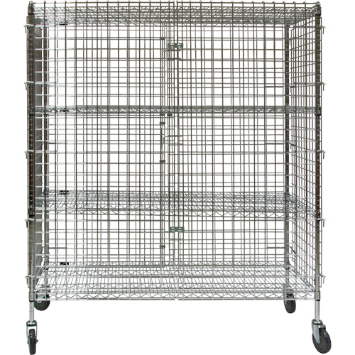 Chariot de s&eacute;curit&eacute;, Chrom&eacute;, 60" x 69" x 24", Capacit&eacute; 500 lb PB Rental Co. Ltd.