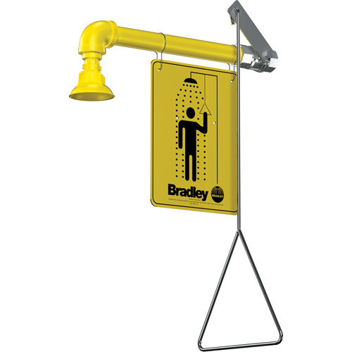 Horizontal Supply Emergency Shower Stations, Wall-Mount PB Rental Co. Ltd.