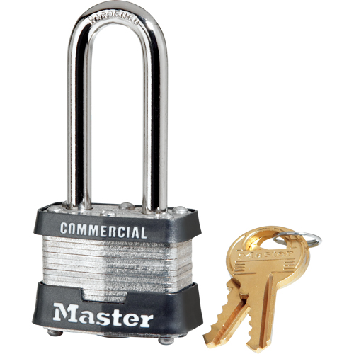 Cadenas lamin&eacute;, Argent, Cl&eacute;s diff&eacute;rentes, Acier lamin&eacute;, Largeur de 1-9/16" PB Rental Co. Ltd.