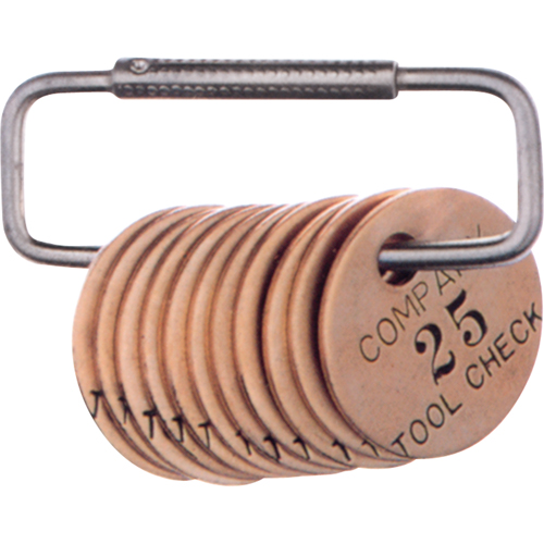 Anneaux fendus pour &eacute;tiquettes, 3", Acier PB Rental Co. Ltd.