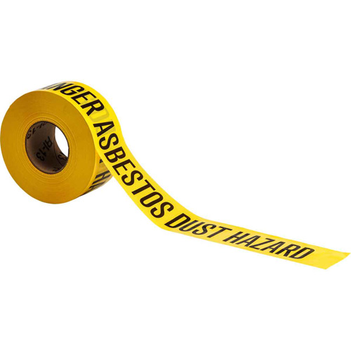 Barricade Tape, English, 3" W x 200' L, 3 mils, Black on Yellow PB Rental Co. Ltd.
