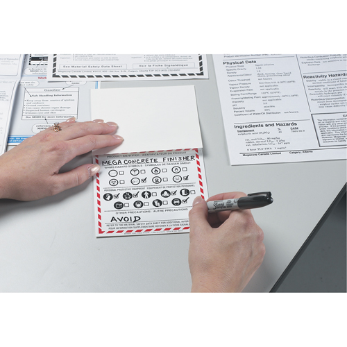 OTS WHMIS Labels, Vinyl, Sheet, 4" L x 2" W PB Rental Co. Ltd.