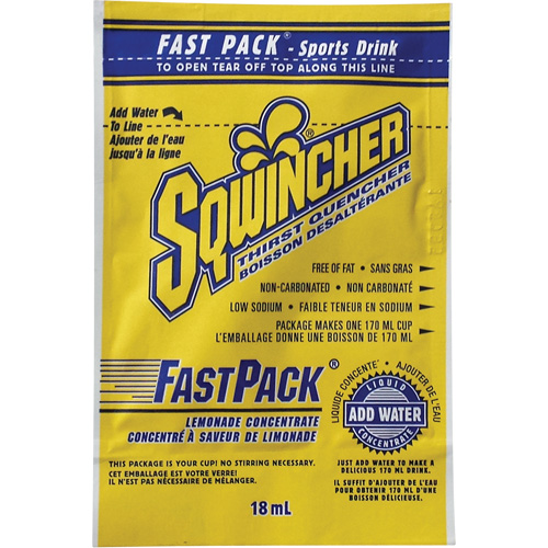 Sqwincher&reg; Rehydration Drink Fast Pack&reg;, Single Serve, Lemonade PB Rental Co. Ltd.