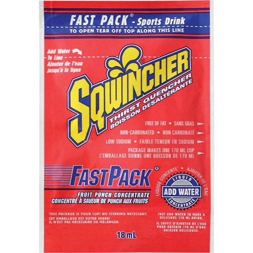 Sqwincher&reg; Rehydration Drink Fast Pack&reg;, Single Serve, Fruit Punch PB Rental Co. Ltd.