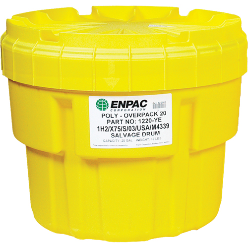 Poly-Overpack&reg; 20 Salvage Drum, 20 US gal., Stationary PB Rental Co. Ltd.