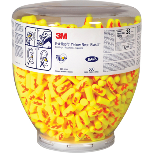 E-A-Rsoft Yellow Neons Earplugs, Bulk - Canister PB Rental Co. Ltd.