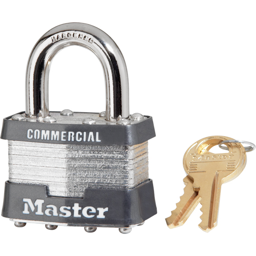 Cadenas lamin&eacute;, Argent, Cl&eacute;s identiques, Acier lamin&eacute;, Largeur de 1-3/4" PB Rental Co. Ltd.