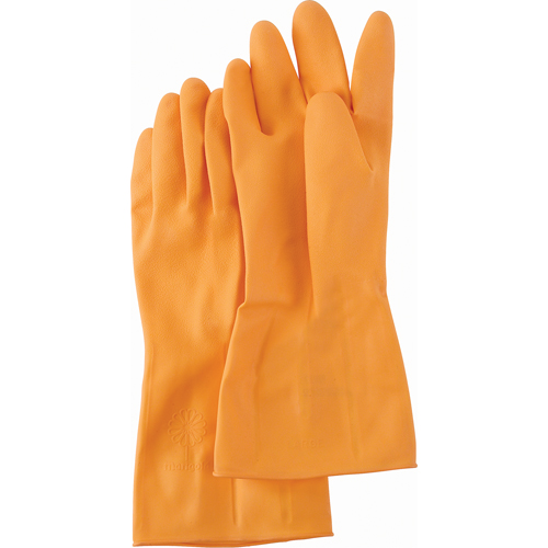 Gants oranges Supaweight, Taille Petit/7, 13" lo, Latex de caoutchouc, Doublure en Ouat&eacute;e, 30 mils PB Rental Co. Ltd.