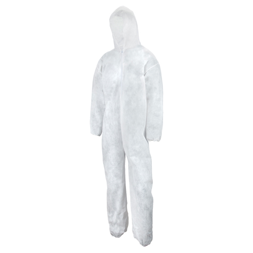 Heavy Weight Coveralls, Medium, White, Polypropylene PB Rental Co. Ltd.