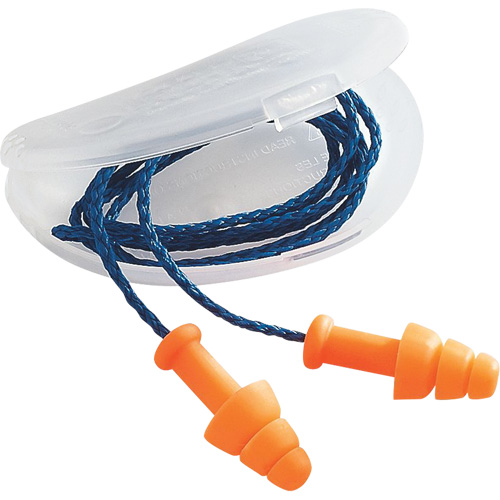 Bouchons d'oreilles SmartFit de Howard Leight, Avec cordon, Vrac - Sac en poly, 25 dB NRR, Taille unique PB Rental Co. Ltd.