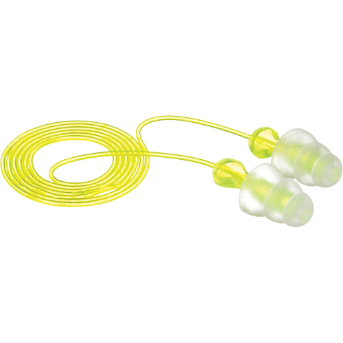 E-A-R Tri-Flange Reusable Earplugs, Corded, Bulk - Polybag, 26 dB NRR, One-Size PB Rental Co. Ltd.