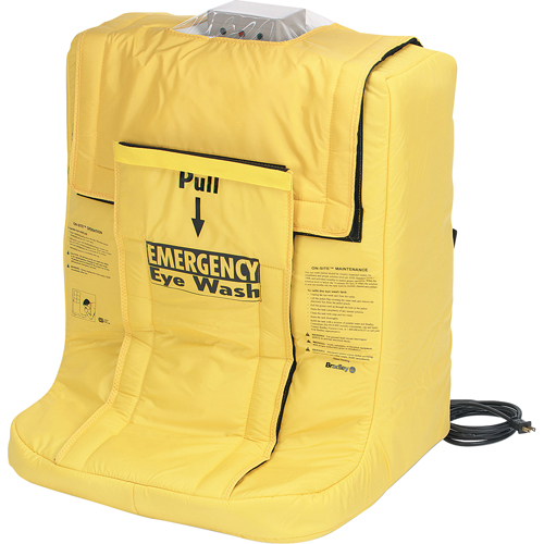 On-Site&reg; Eyewash Station With Heater Jacket, Gravity-Fed, 7 gal. Capacity, Meets ANSI Z358.1 PB Rental Co. Ltd.