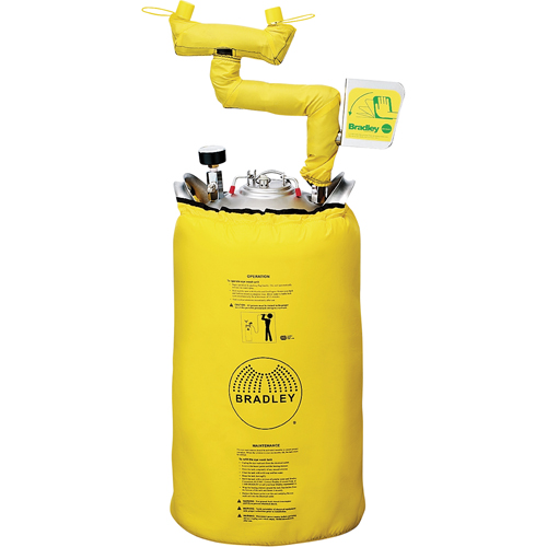Portable Eyewash Station With Heater Jacket, Pressurized, 15 gal. Capacity, Meets ANSI Z358.1 PB Rental Co. Ltd.