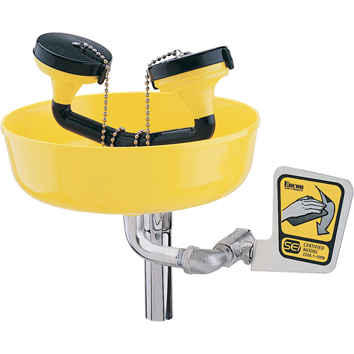 Eyewash Station, Supply Pipe Mount Installation, Plastic Bowl PB Rental Co. Ltd.