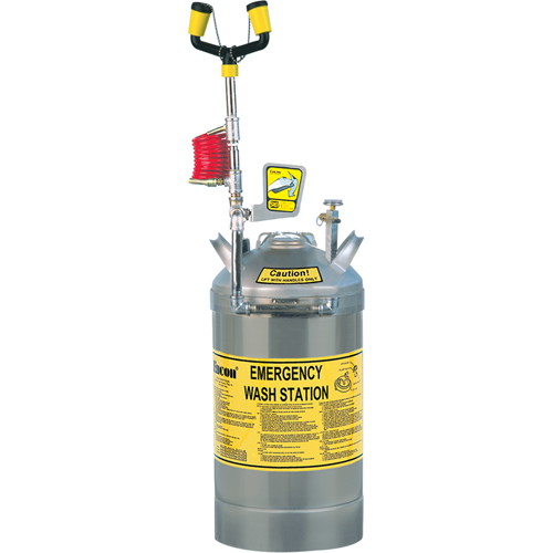 Self-Contained Eyewash Station, Pressurized, 13 gal. Capacity, Meets ANSI Z358.1 PB Rental Co. Ltd.