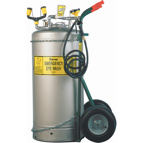 Self-Contained Eyewash Station, Pressurized, 37 gal. Capacity, Meets ANSI Z358.1 PB Rental Co. Ltd.