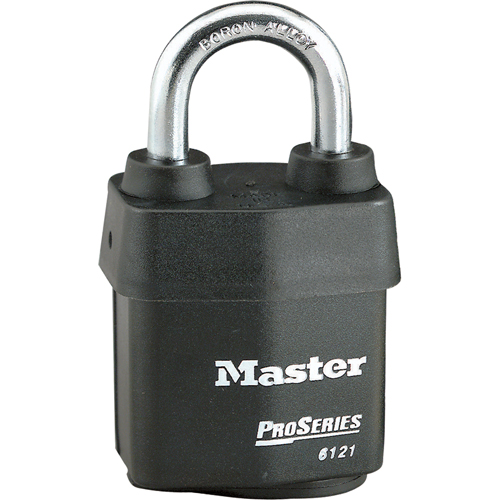 ProSeries&reg; Weather Tough&reg; Padlock, Black, Keyed Different, Laminated Steel, 2-1/8" Width PB Rental Co. Ltd.