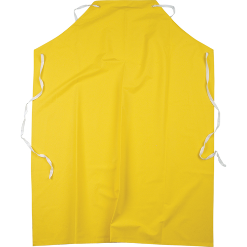 Flame Resistant Aprons, Polyester/PVC, 48" L x 36" W, Yellow PB Rental Co. Ltd.
