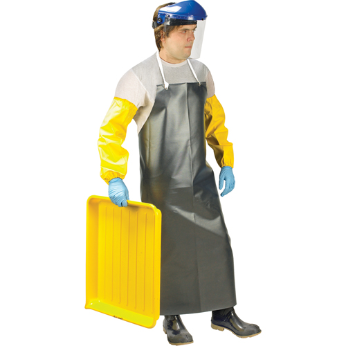 Heavy-Duty Apron, Nitrile/Polyester, 48" L x 35" W, Black PB Rental Co. Ltd.