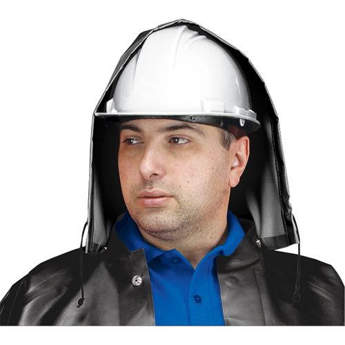 SBR Vulcan Rain Hood, One Size, Black, Rubber PB Rental Co. Ltd.