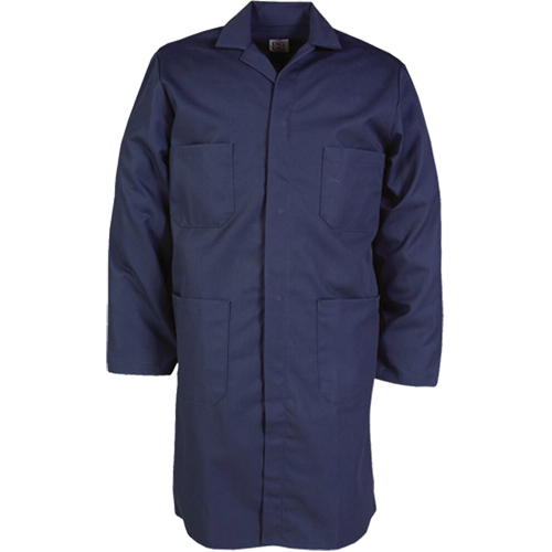 100% Cotton Shop Coats, Cotton, Size 34, Navy Blue PB Rental Co. Ltd.