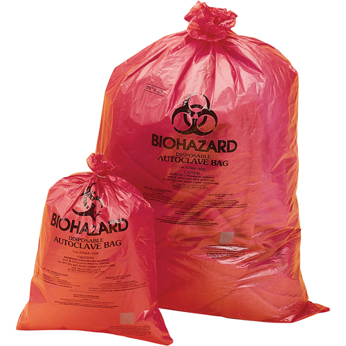 Hazardous Waste Disposal Bags, Bio-Hazard, 48" L x 38" W, 0.0381 mm, 189.3 L (50 Gal.) Capacity PB Rental Co. Ltd.
