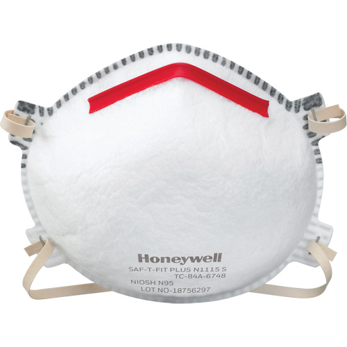Saf-T-Fit&reg; Plus N1115 Particulate Respirators, N95, NIOSH Certified, Small PB Rental Co. Ltd.