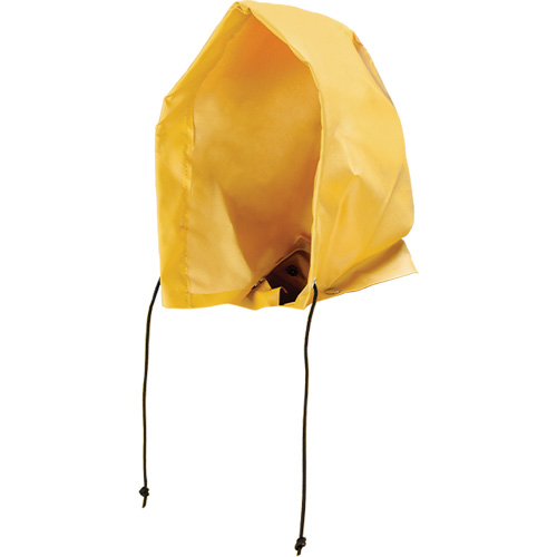 Neo-Slick Chemical & Acid Resistant Rain Hood, One Size, Yellow, PVC PB Rental Co. Ltd.