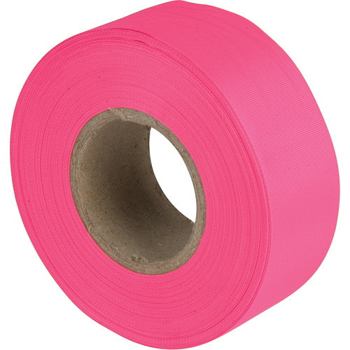 Rubans pour signalisation, 1,1875" la x 150' lo, Rose fluorescent PB Rental Co. Ltd.