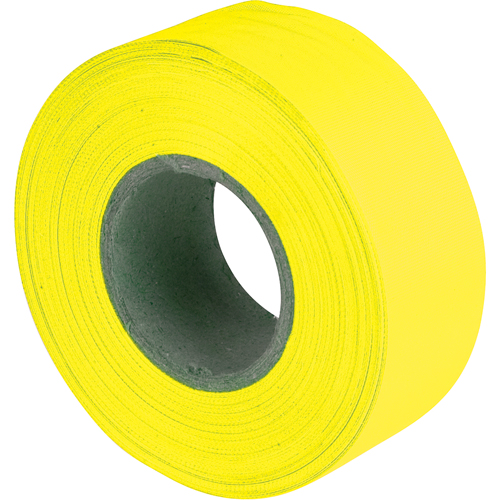 Flagging Tape, 1.2" W x 150' L, Fluorescent Yellow PB Rental Co. Ltd.