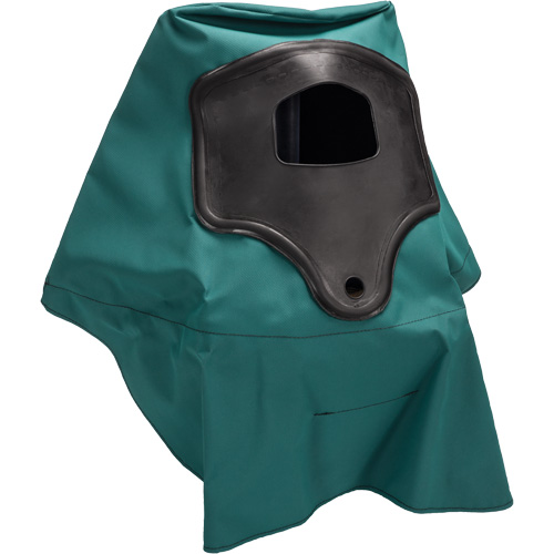 Cagoule &agrave; longueur d'&eacute;paule pour respirateur &agrave; adduction d'air Abrasi-Blast, Moyen, Coiffe souple, Bavette Simple PB Rental Co. Ltd.