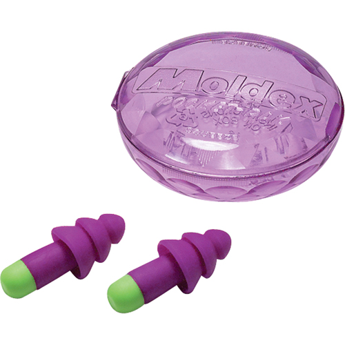 Rockets&reg; Reusable Earplugs, Uncorded, Bulk - Plastic Case, 27 dB NRR, One-Size PB Rental Co. Ltd.